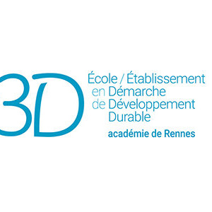 Label E3D bleu
